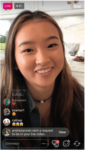 인스타그램 라이브 방송 요청 보내고 수락하는 방법 총정리