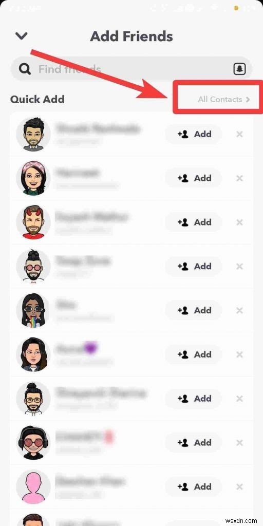 스냅챗(Snapchat)에서 사용자 이름 없이 친구를 찾는 완벽 가이드
