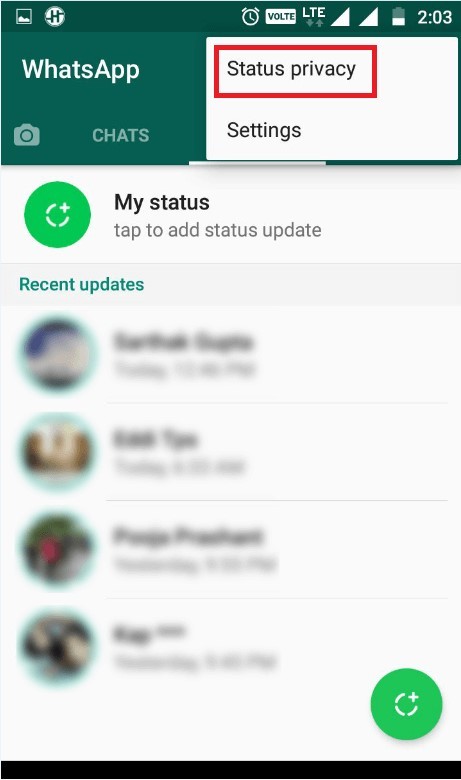 WhatsApp 상태를 특정 사람에게 숨기는 방법, 단계별 완벽 가이드