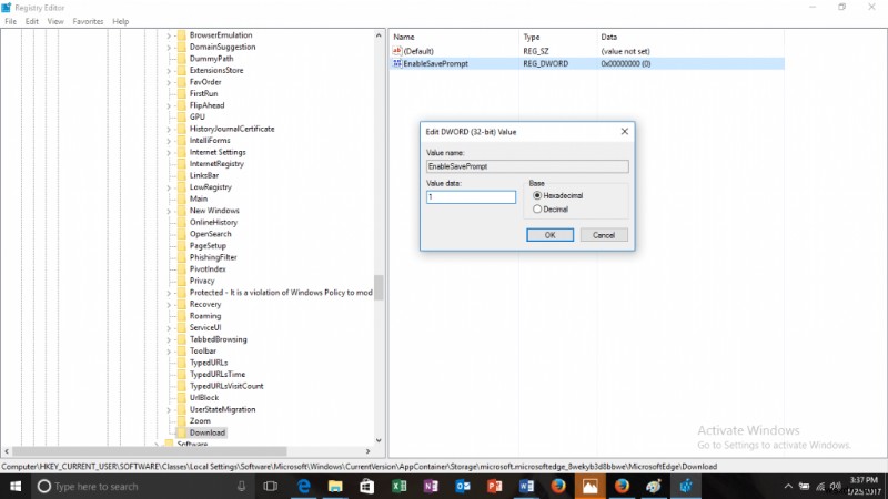 Microsoft Edge 다운로드 저장 위치 확인 메시지 켜고 끄는 방법 – 설정·레지스트리 편집