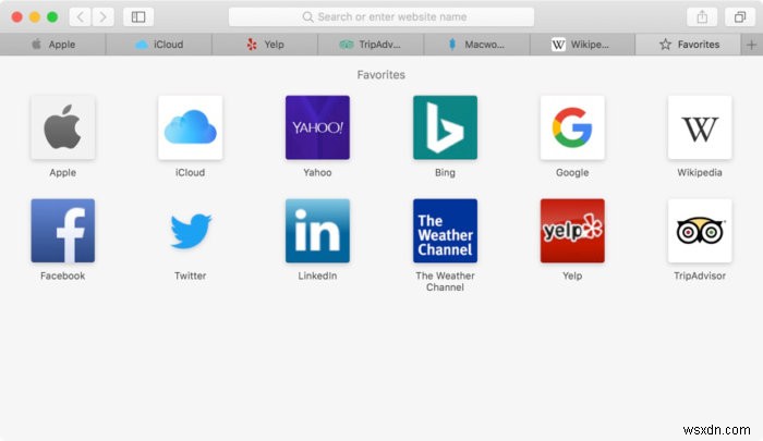 macOS 모하비 사파리에서 파비콘 표시 기능 켜는 방법