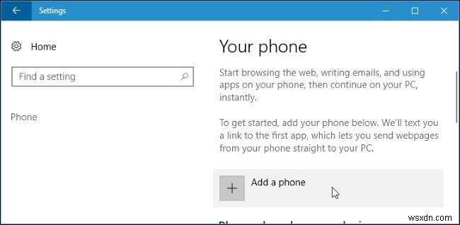 스마트폰과 PC 간 웹페이지 공유 – Windows 10  PC에서 계속  기능 활용 가이드