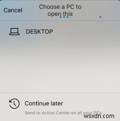 스마트폰과 PC 간 웹페이지 공유 – Windows 10  PC에서 계속  기능 활용 가이드