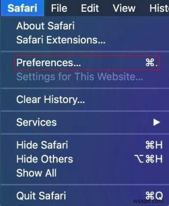 macOS High Sierra 사파리에서 동영상 자동 재생 차단하는 방법