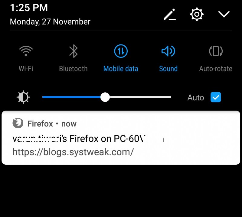 파이어폭스(Firefox)로 PC 탭을 스마트폰으로 바로 전송하는 방법