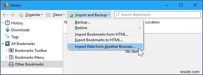 크롬에서 파이어폭스 퀀텀(Firefox Quantum)으로 모든 데이터 옮기는 방법