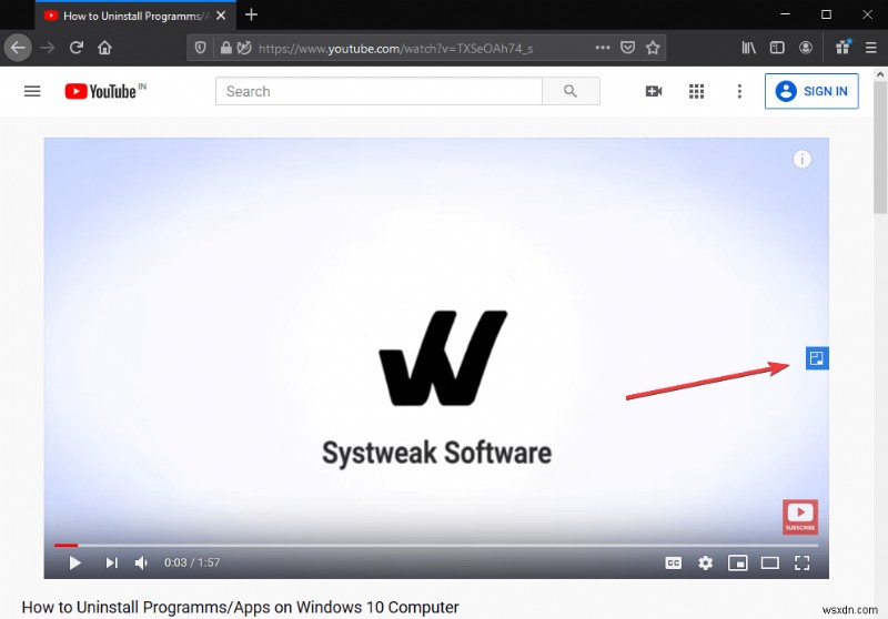 파이어폭스(Firefox) 브라우저에서 PIP(화면 속 화면) 모드 활성화하는 방법