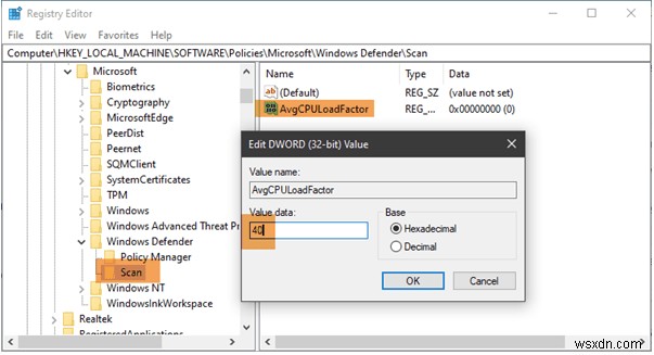 Windows Defender 검사 시 최대 CPU 사용량 설정하는 3가지 방법
