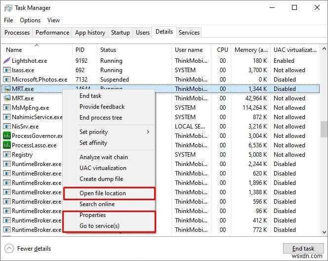 MRT.exe 높은 CPU·RAM 사용량 문제 해결 방법 총정리