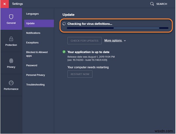 Avast 바이러스 정의 업데이트 안 됨 오류, 2022년 해결 방법 총정리