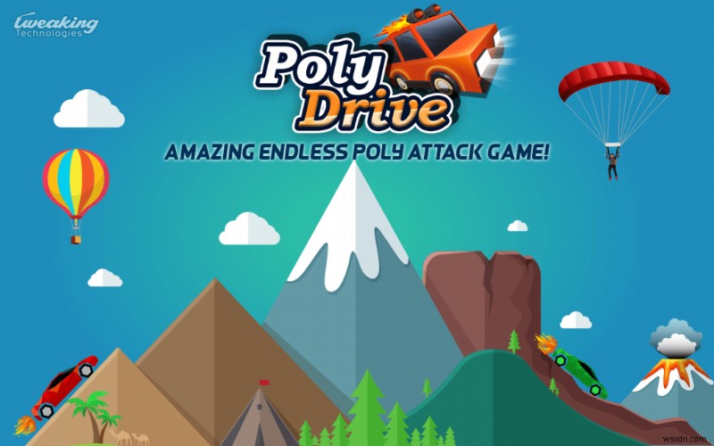 Poly Drive 리뷰: 캐주얼 게이머를 위한 반전 매력의 드라이빙 & 슈팅 게임