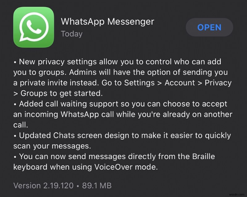 WhatsApp 사용자가 꼭 알아야 할 6가지 새로운 기능