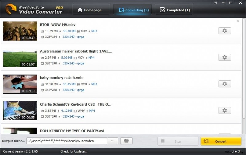 Wise Video Converter – 어떤 기기에서든 완벽하게 재생되는 동영상 변환 솔루션!