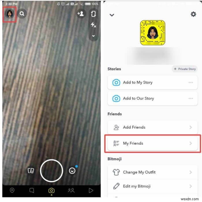 상대방이 알아채지 못하게 스냅챗(Snapchat)에서 친구를 제거하거나 차단하는 방법