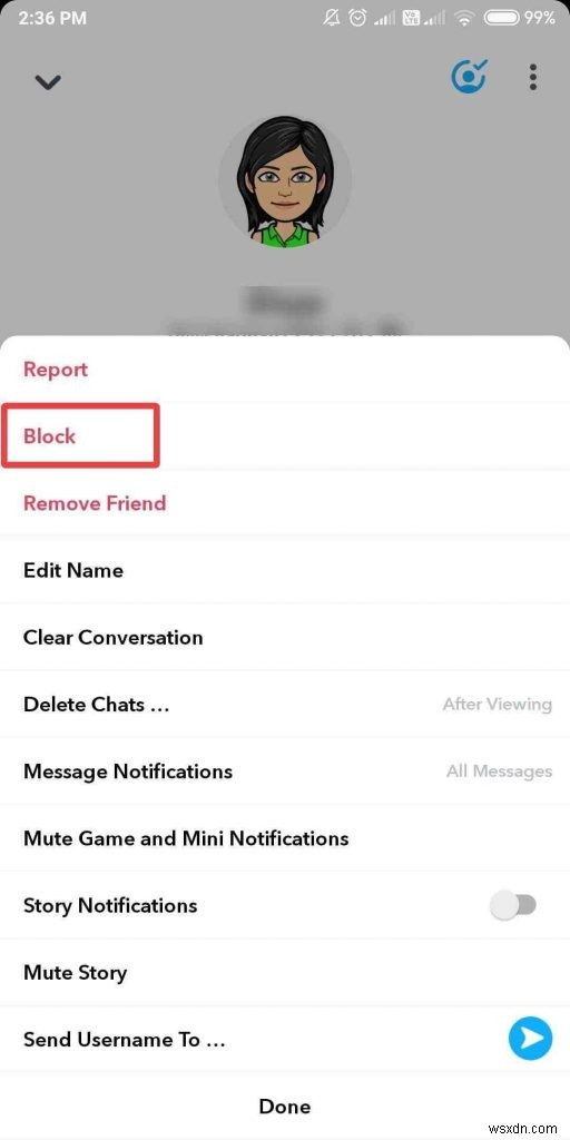 상대방이 알아채지 못하게 스냅챗(Snapchat)에서 친구를 제거하거나 차단하는 방법