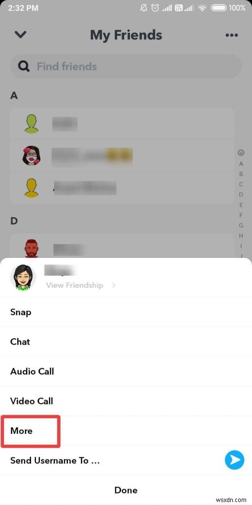 상대방이 알아채지 못하게 스냅챗(Snapchat)에서 친구를 제거하거나 차단하는 방법
