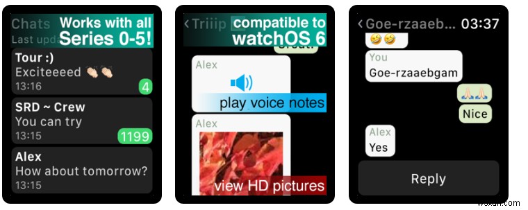 애플 워치에서 WhatsApp 사용하는 법, WatchChat 2로 손쉽게 연동하기