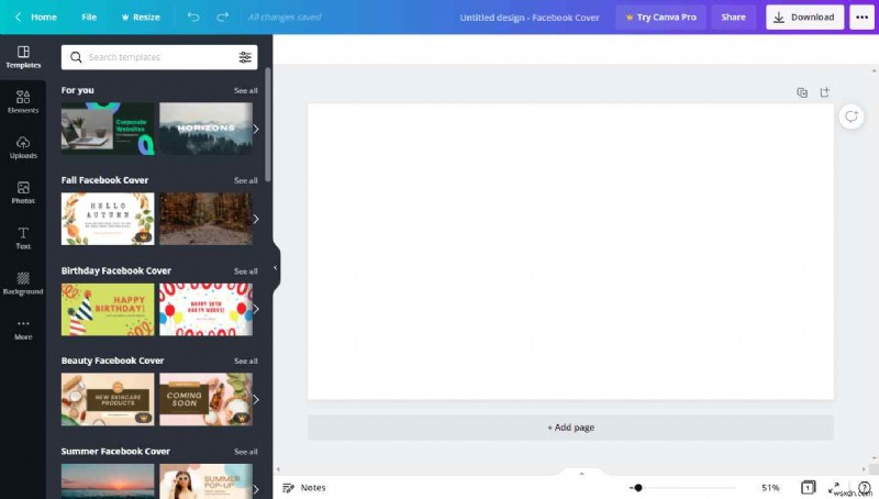캔바(Canva)로 페이스북 커버 사진 만드는 방법 완벽 가이드
