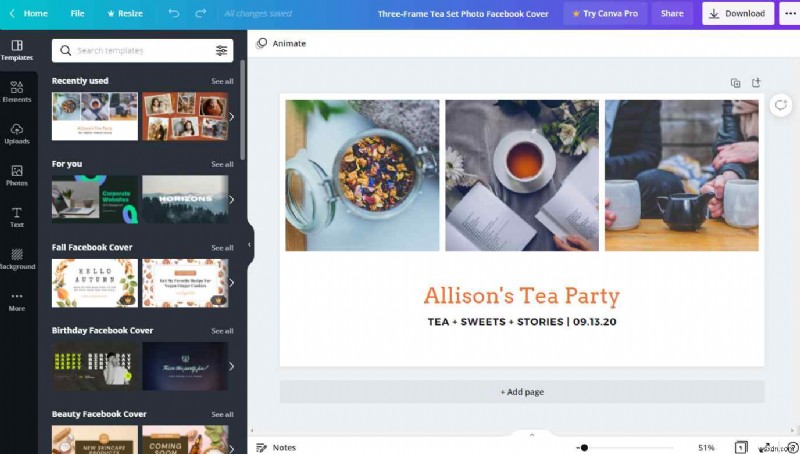 캔바(Canva)로 페이스북 커버 사진 만드는 방법 완벽 가이드