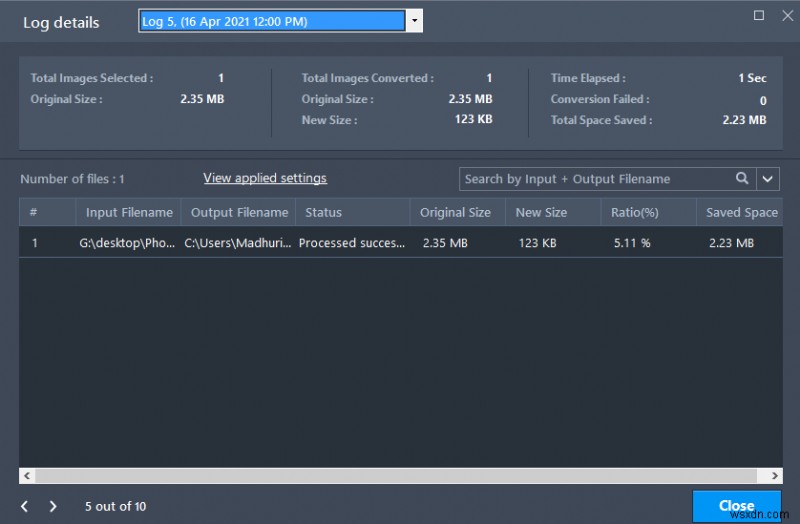 Windows 10 PC에서 Image Resizer로 JPG를 PNG로 변환하는 쉬운 방법