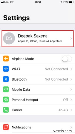 iPhone에서 Apple ID 정보와 구매 내역 확인하는 방법