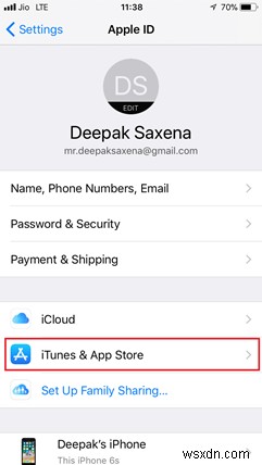 iPhone에서 Apple ID 정보와 구매 내역 확인하는 방법