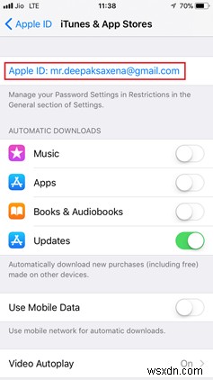iPhone에서 Apple ID 정보와 구매 내역 확인하는 방법