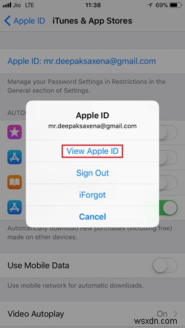 iPhone에서 Apple ID 정보와 구매 내역 확인하는 방법