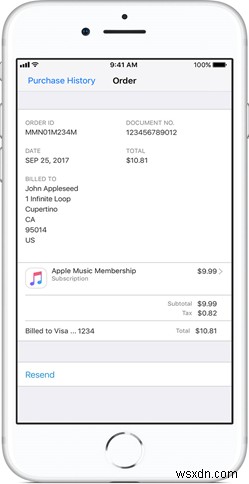 iPhone에서 Apple ID 정보와 구매 내역 확인하는 방법