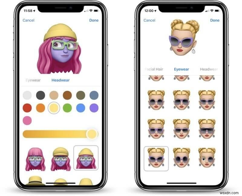 iOS 12 베타에서 나만의 미모지(Memoji) 만드는 방법