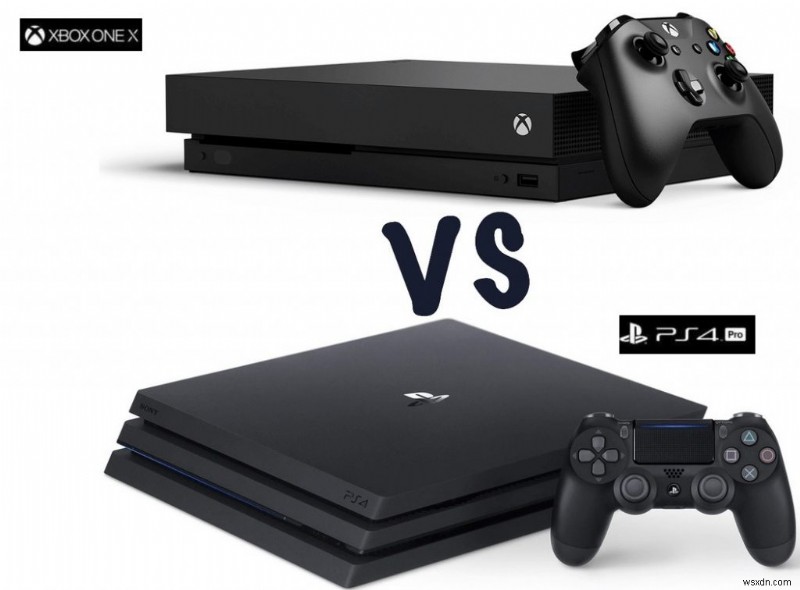 콘솔 전쟁의 승자는 누구? 소니 PlayStation 4 Pro vs 마이크로소프트 Xbox One X 완벽 비교