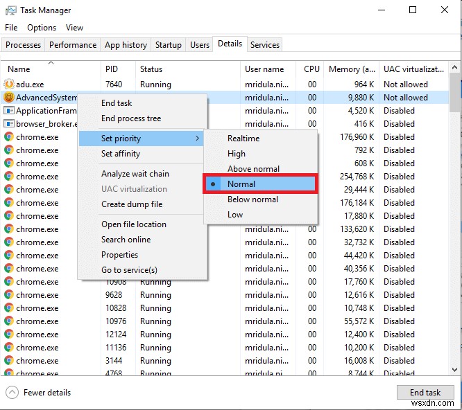 Windows 10에서 애플리케이션의 CPU 우선순위를 설정하는 3가지 방법