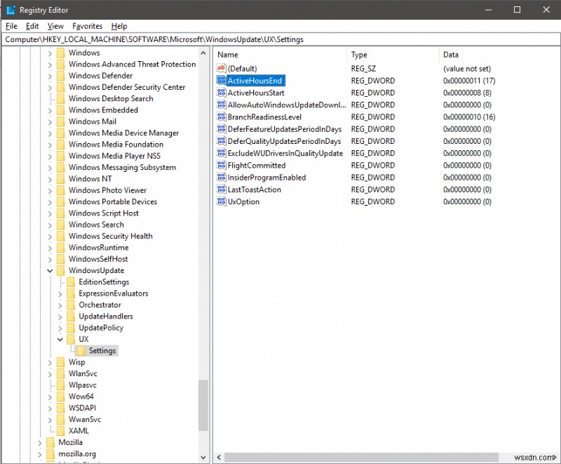 Windows 10 활성 시간(Active Hours) 설정 방법: 업데이트 강제 재시작 방지하기