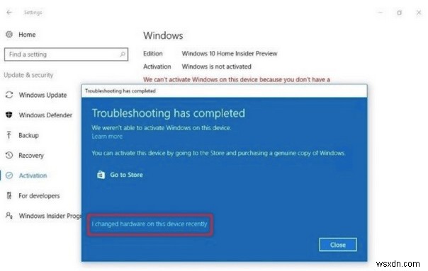 Windows 10 정품 인증 중 Windows 스크립트 호스트 오류 0xc004f025 해결 방법