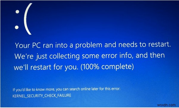 Windows 10 BSOD  커널 보안 검사 실패  오류 해결 방법 6가지