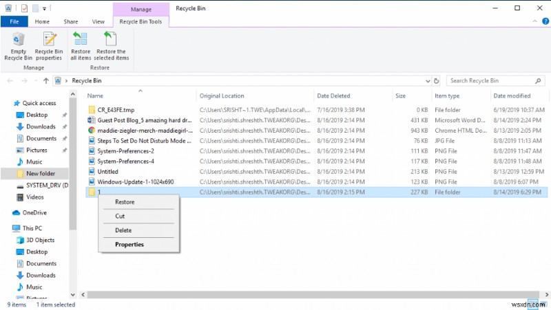Windows 10에서 영구 삭제된 파일을 복구하는 방법 총정리