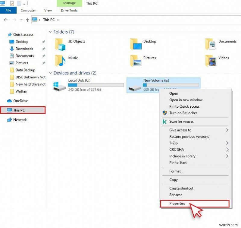 Windows 10 볼륨에 인식된 파일 시스템이 없습니다 오류 해결 방법