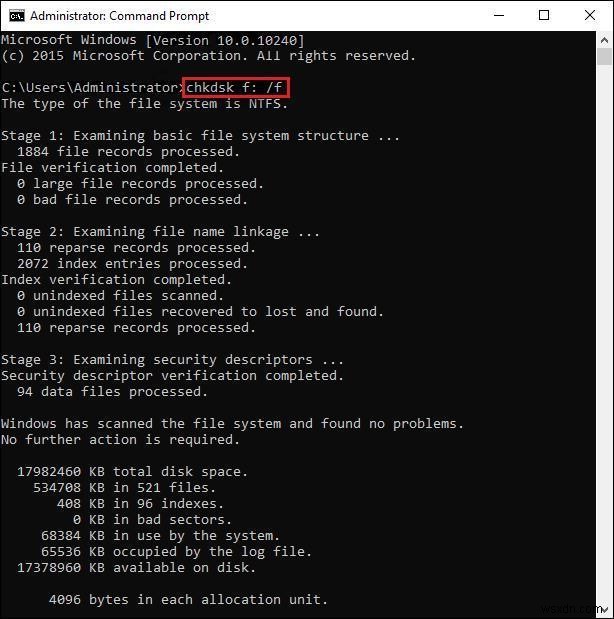 Windows 10 볼륨에 인식된 파일 시스템이 없습니다 오류 해결 방법