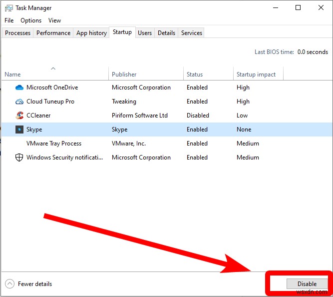Windows 10에서 비활성화해도 안전한 시작 프로그램을 식별하고 관리하는 방법