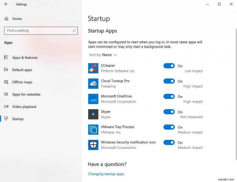 Windows 10에서 비활성화해도 안전한 시작 프로그램을 식별하고 관리하는 방법