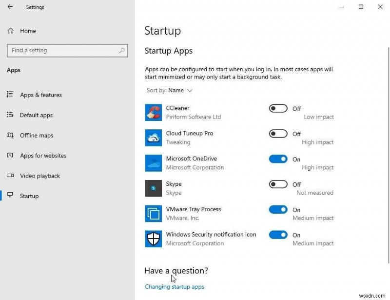Windows 10에서 비활성화해도 안전한 시작 프로그램을 식별하고 관리하는 방법