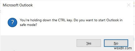 Windows 10 오류 코드 0xc0000005로 Microsoft Outlook이 충돌할 때 해결 방법