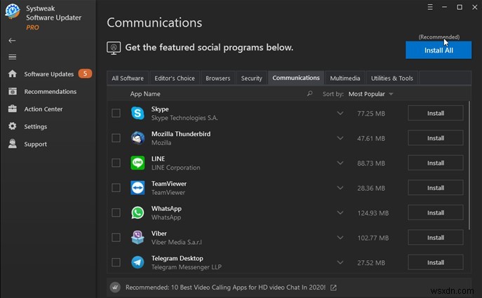 Windows 10 PC에서 타사 소프트웨어를 업데이트하는 방법 완벽 가이드