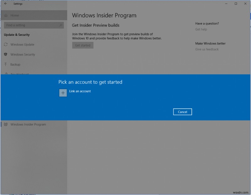 Windows 10에서 Windows 참가자 프로그램(Insider Program) 가입 및 탈퇴하는 방법