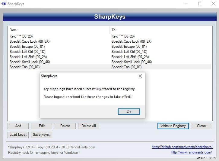 Windows 10에서 SharpKeys로 키보드 키 재매핑하기: 완벽 가이드