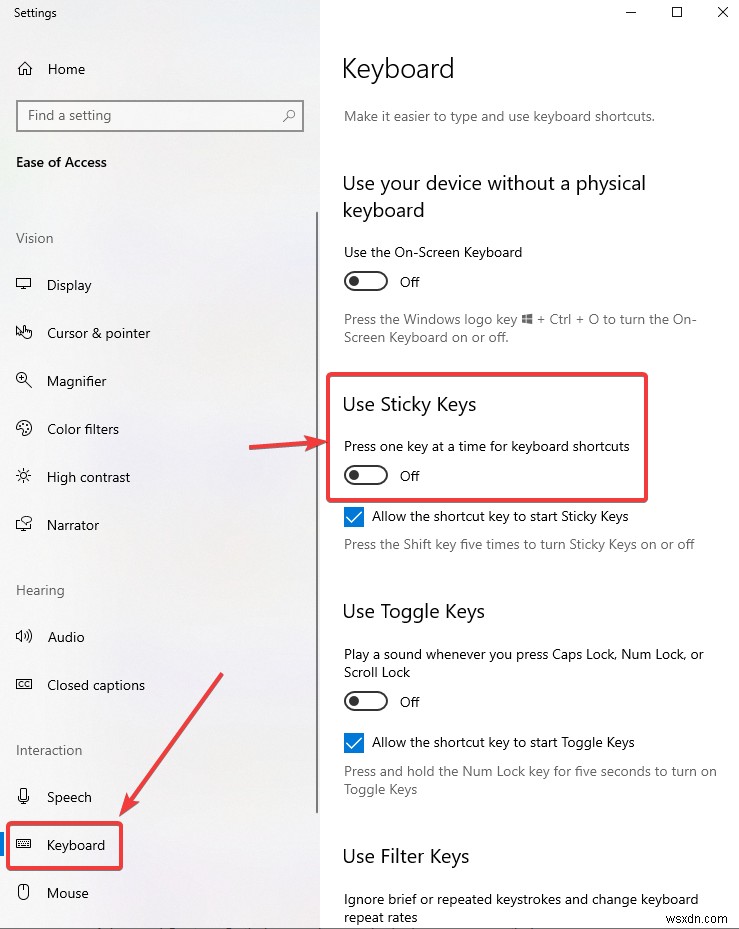 Windows 10 고정 키(Sticky Keys) 끄는 방법과 켜는 방법 완벽 정리