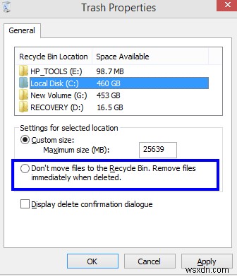 Windows 10에서 휴지통을 우회하고 파일을 즉시 영구 삭제하는 방법
