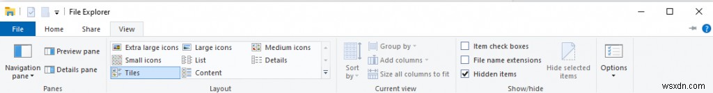 Windows 10에서 숨겨진 파일 및 폴더 표시하는 3가지 방법