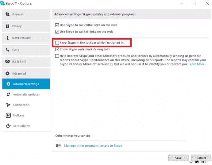 Windows 10 작업표시줄에서 Skype 아이콘 제거 및 시스템 트레이로 숨기는 방법
