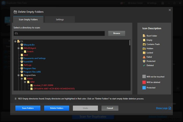 Windows 10에서 빈 폴더·디렉터리를 손쉽게 삭제하는 방법